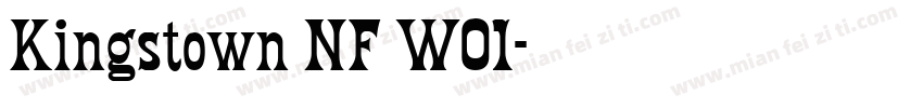 Kingstown NF W01字体转换